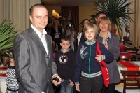 Oběd výherců s patrony, restaurace Střelecký ostrov